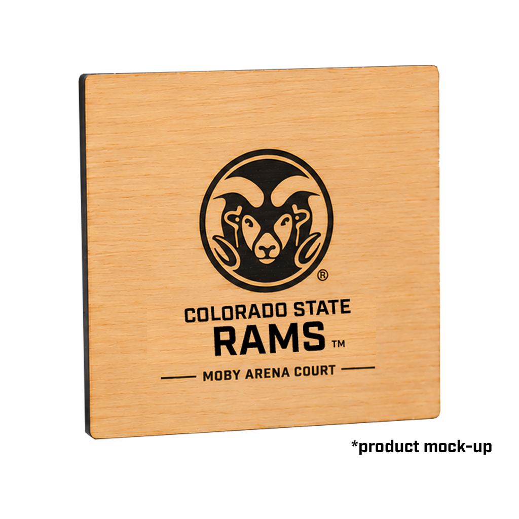 Moby Arena Hardwood Coasters