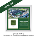 Auction Item: Coach Mora Autographed Turf Collectible #1