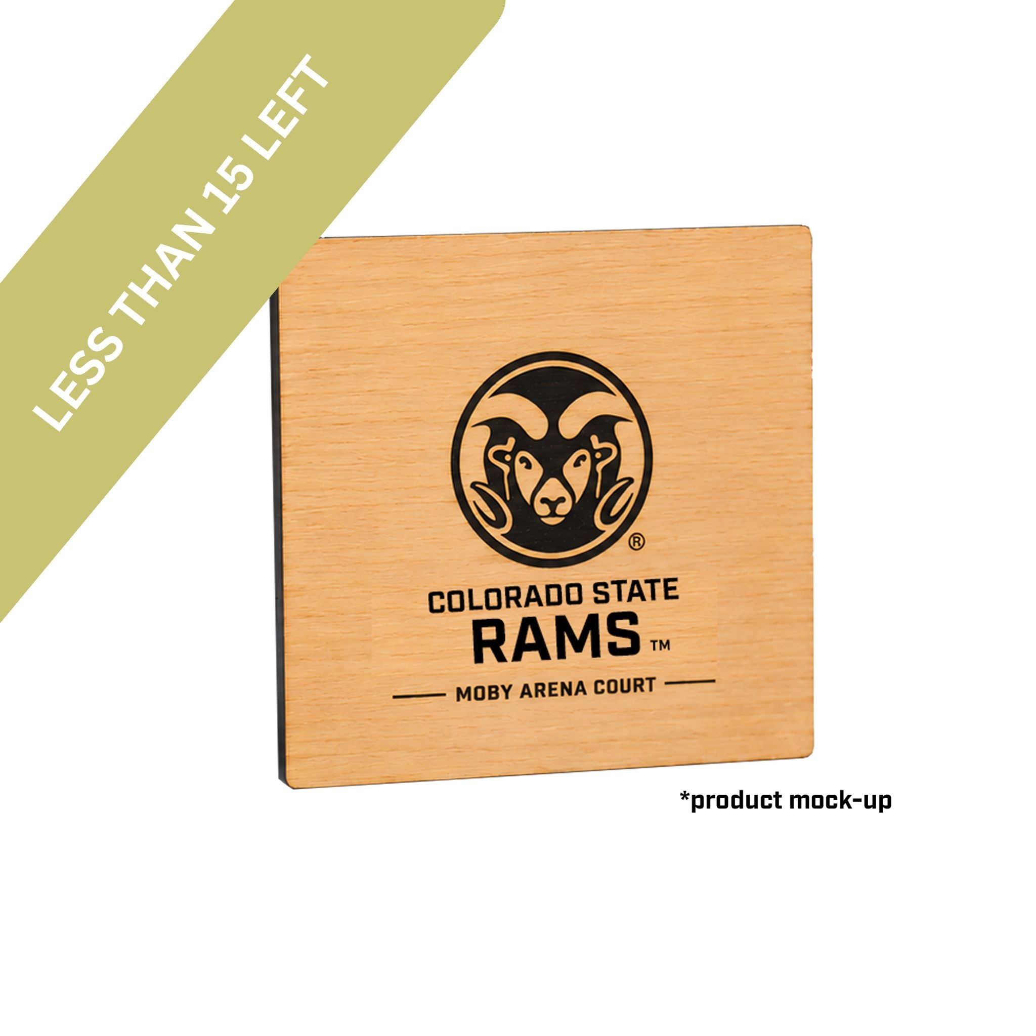 Moby Arena Hardwood Coasters