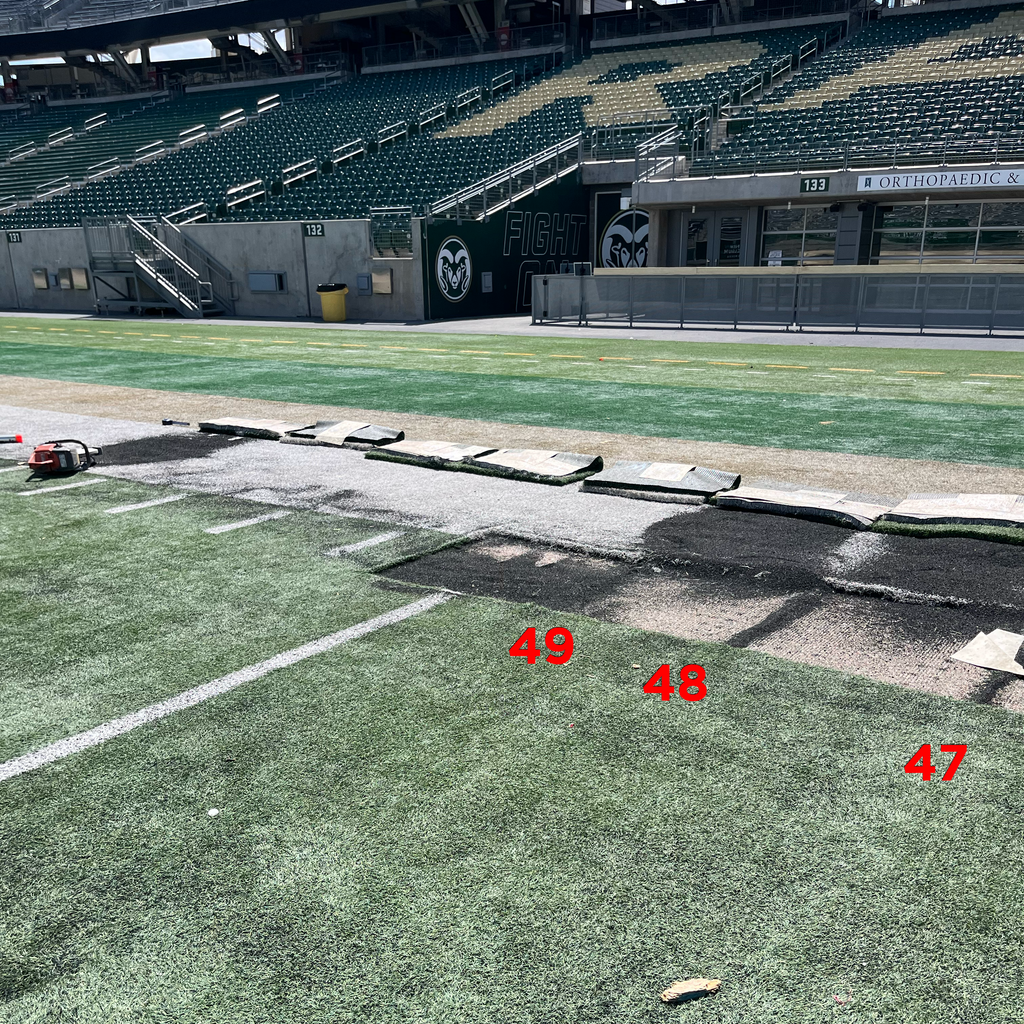 47 Yard-Line Hash Mark