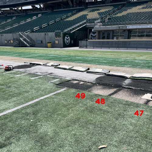 47 Yard-Line Hash Mark